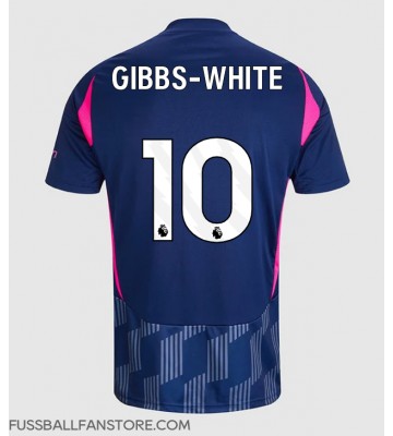 Nottingham Forest Morgan Gibbs-White #10 Replik Auswärtstrikot 2024-25 Kurzarm